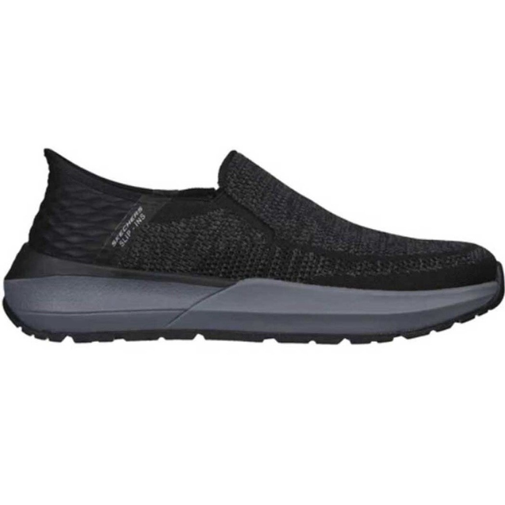 Skechers Slip-Ins Neville Casual Shoes, Black, Men's 12